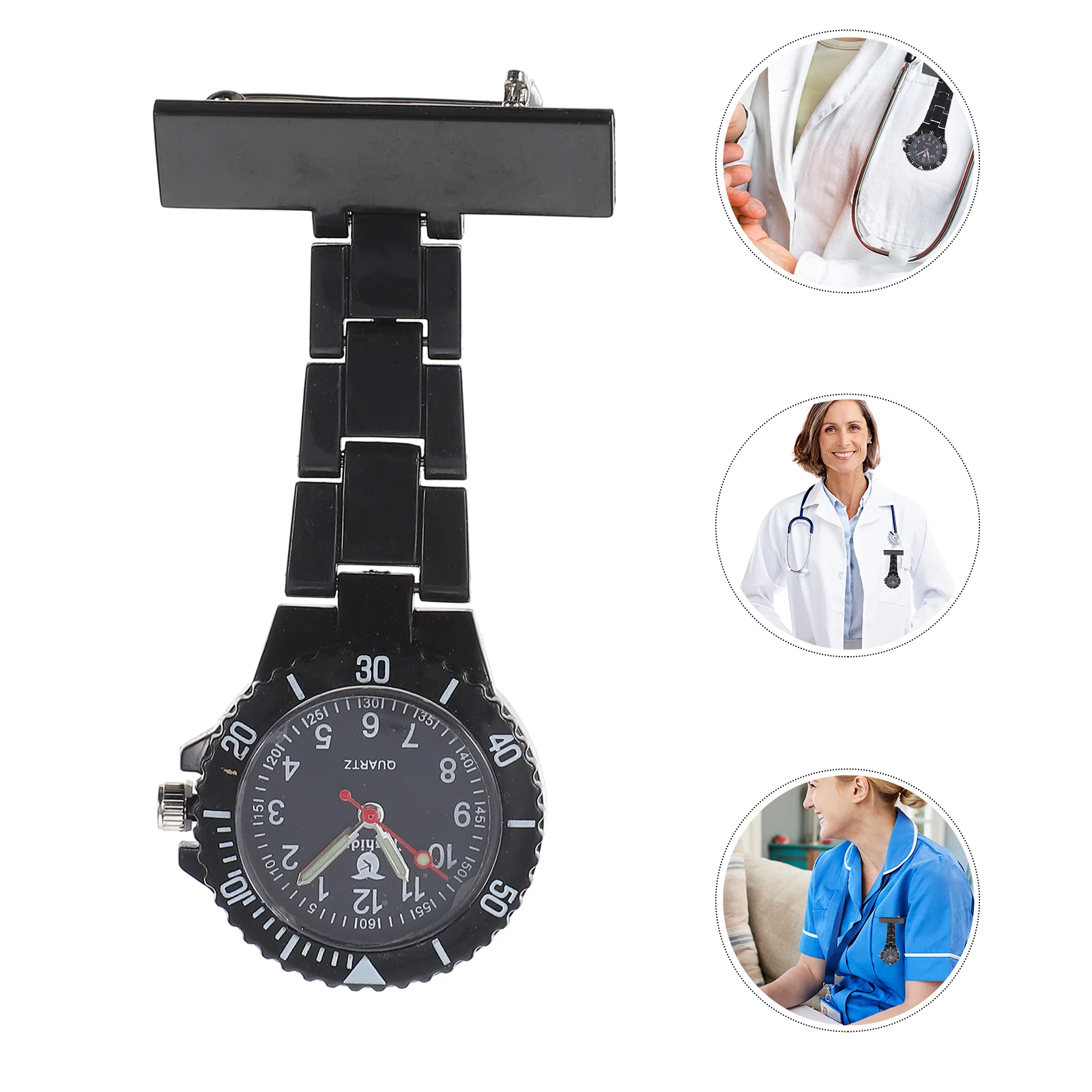 

Watch Nurse Pocket Fob Clip Watcheshanginglapel Brooch Nurses Women Paramedic Quartzchaingift Mechanical Metal Retro Buckle