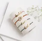 DODOAI 2022 новый браслет с кольцом на Палец золотые буквы и имя под заказ женские браслеты аксессуары для рук для женщин Подарки Ювелирные Изделия