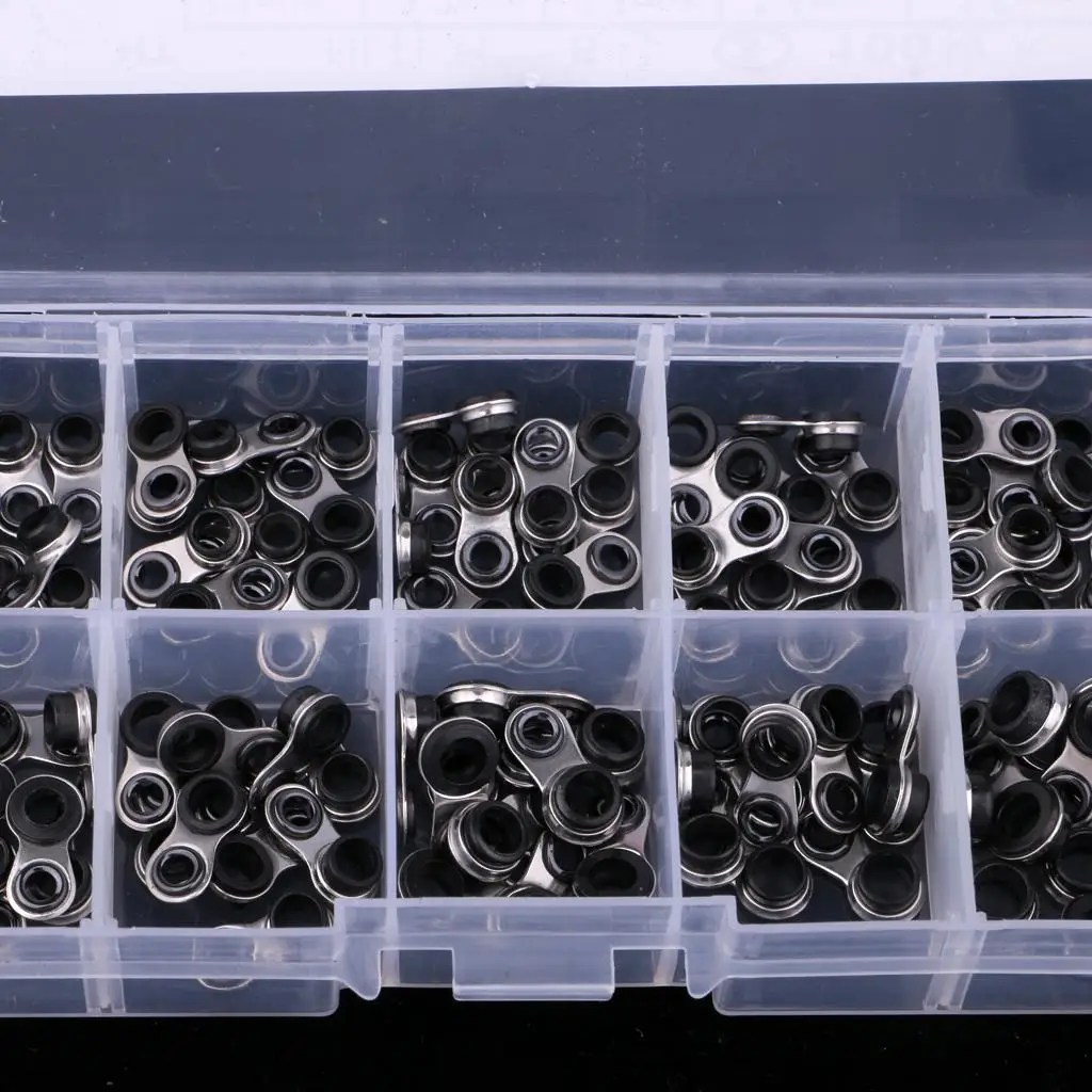 100 шт./компл. комплект для ремонта удочки направляющие с коробкой снастей и