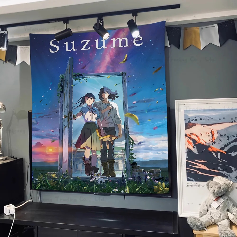 Suzume No To Jimari большой настенный гобелен с принтом дешевый в стиле хиппи богемный