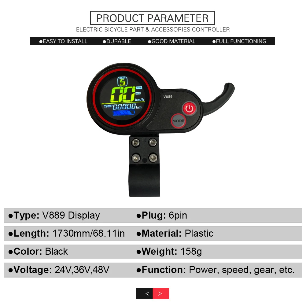 

Durable E-bike Controller Controllers 36/48V 35A Control Panel Dual Mode E-bike Accessories For Electric Scooter