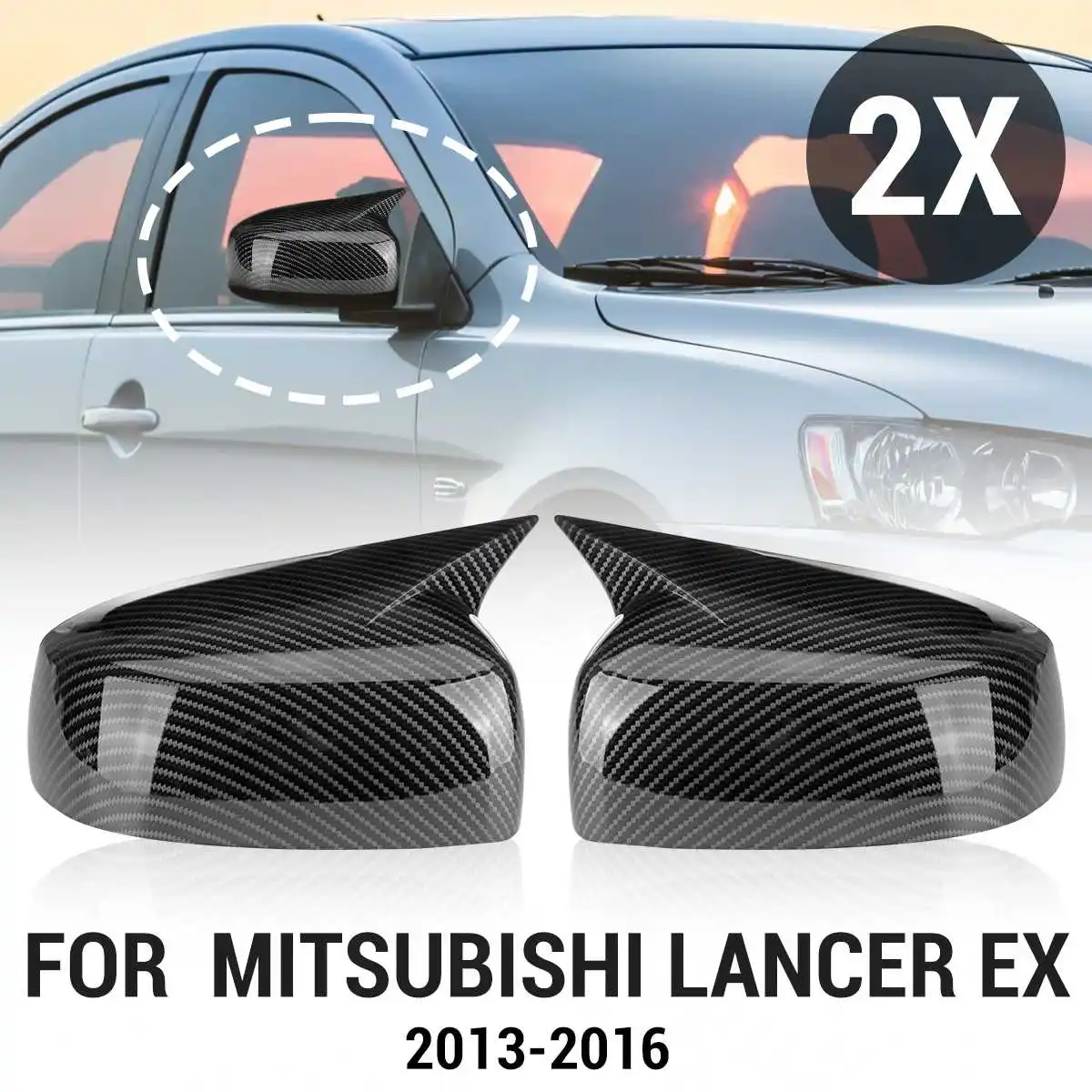 

Оболочка для бокового зеркала заднего вида для Mitsubishi Lancer EX 2013-2016
