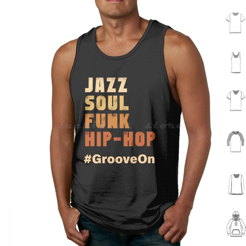 Jazz Soul Funk хип-хоп # Groove Veon майки с принтом хлопковые Джаз музыка душа канавка на