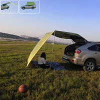 Universal Car Shelter Shade Camping Side Car Roof Top Tent Awning Waterproof UV Portable Camping Tent Travel Rooftop Rain Canopy