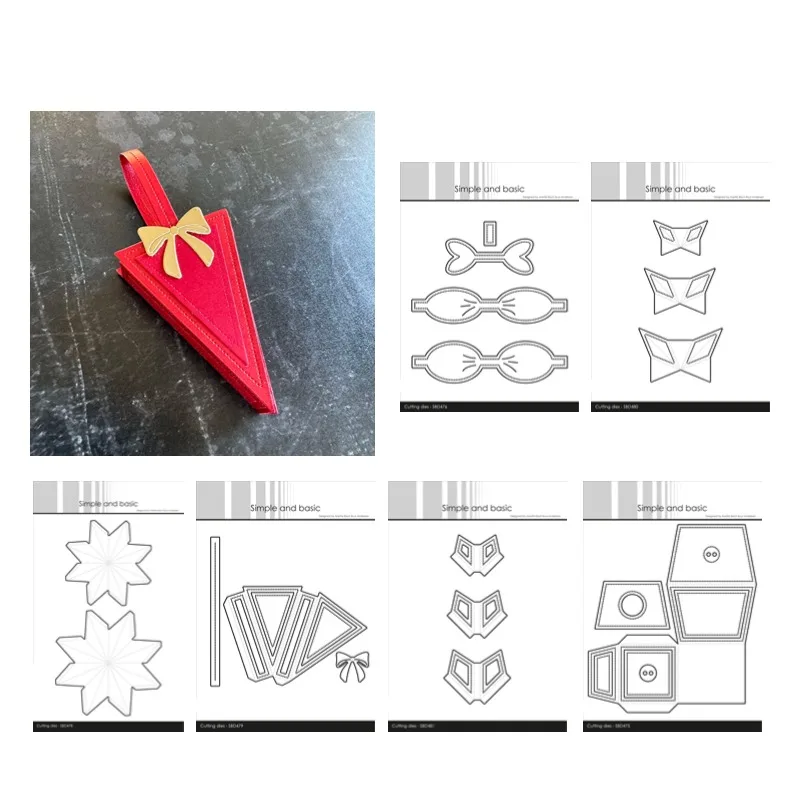 Подвеска лук маленькая коробка звезда подвесные металлические штампы для резки