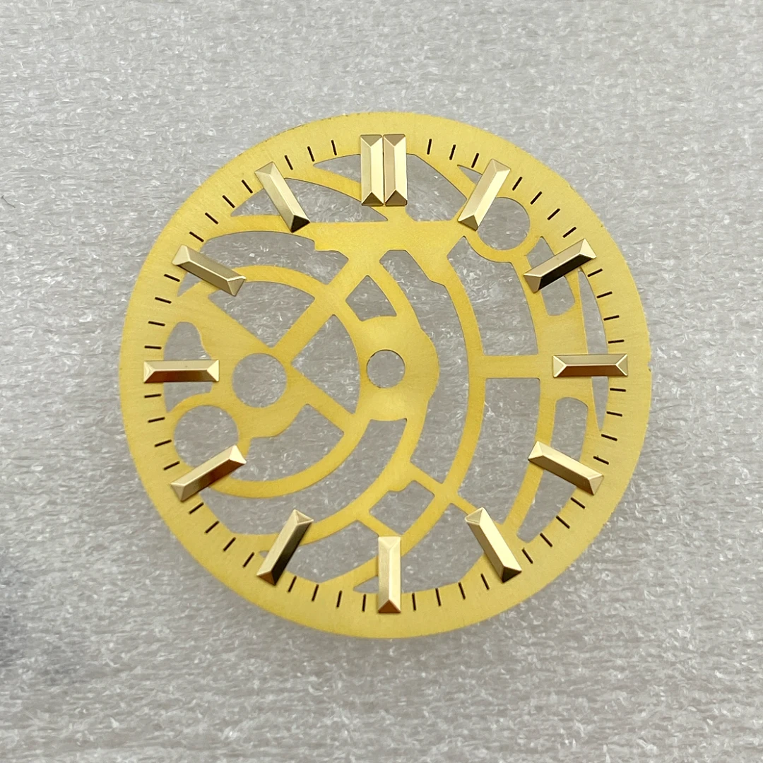 Индивидуальные аксессуары для часов S 28 5 мм с полым синим и черным циферблатом