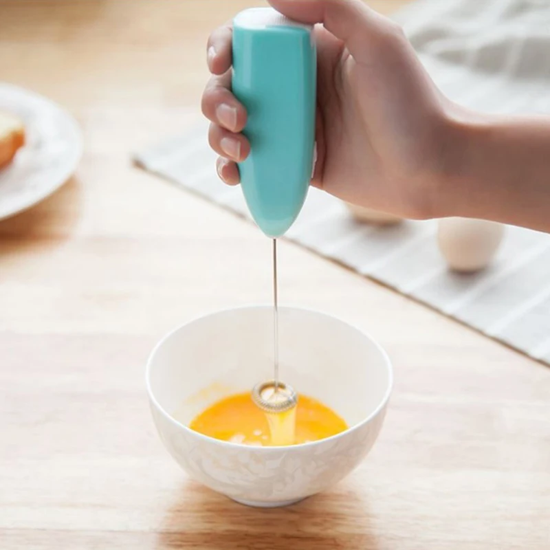 

Электрический Ручной Мини-блендер для взбивания яиц, кухонный стальной блендер для кофе, молока, чая, взбивать крем, раньше, кухонная техник...