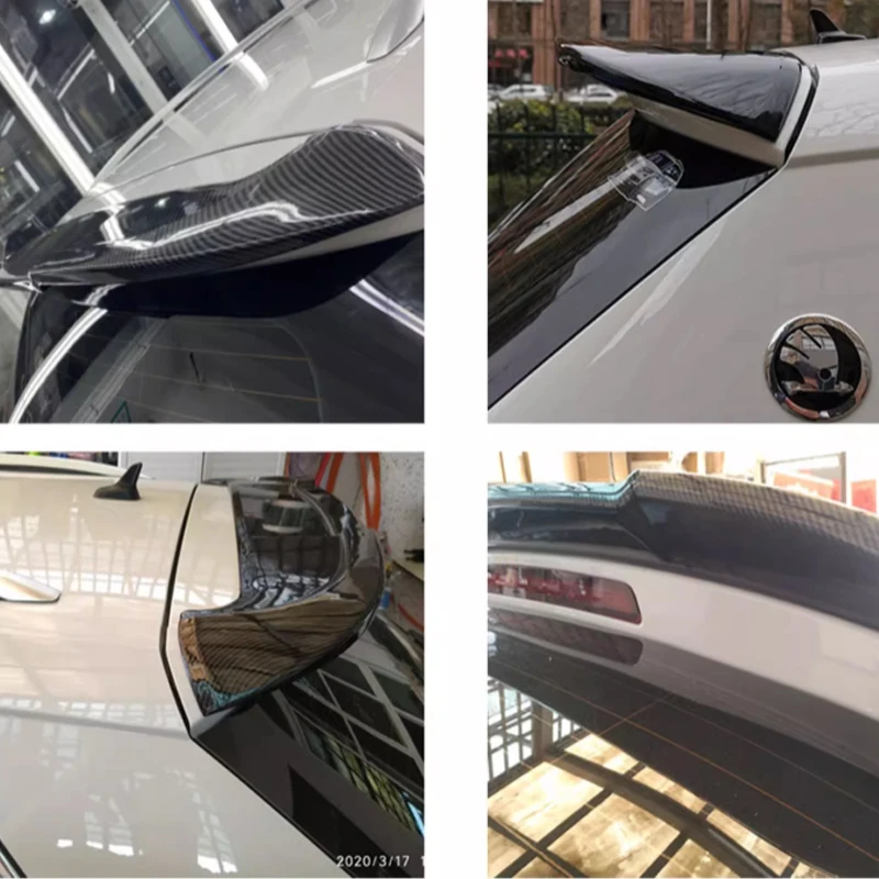 Подходит для Skoda Kodiaq 2017 2018 2019 новый внешний задний спойлер из АБС-пластика