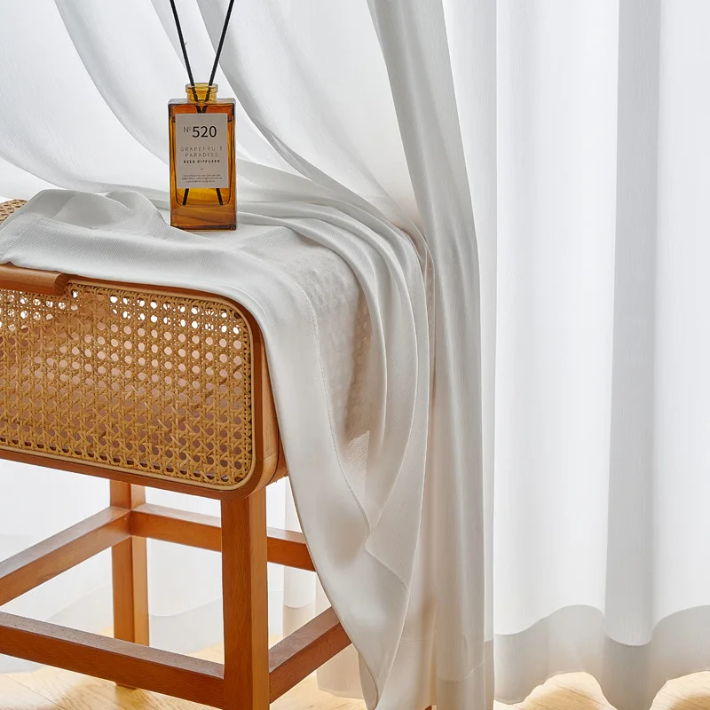 Широкие креповые шифоновые шторы высококачественные ткани подходящие для