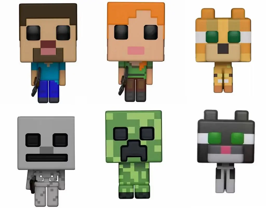 Funko pop Steve # Алекс 316 317 Оцелот Скелет 318 319 Крипер 320 Смокинг Кат 332 Виниловая милая