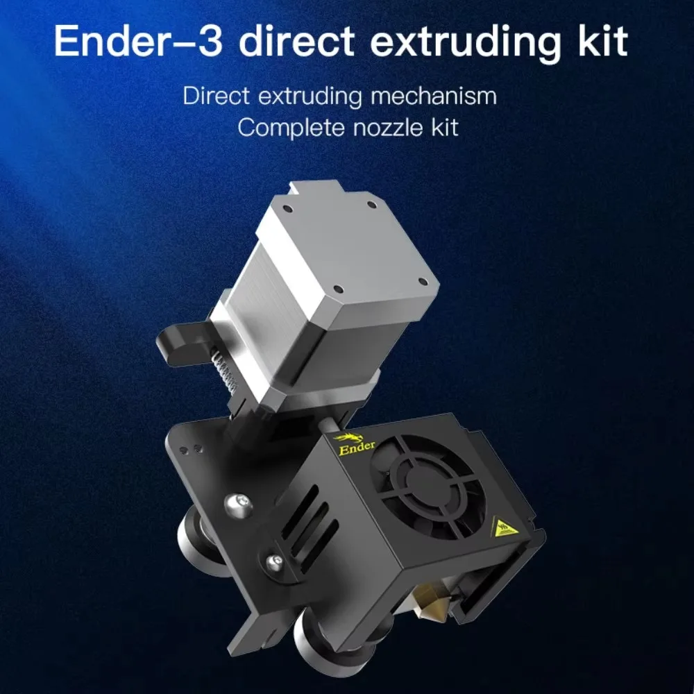 Фото Экструдер CREALITY Ender 3 с прямым приводом для Ender 3 / Ender-3 Pro, модернизированный комплект хотэнда с шаговым двигателем 42-40 и кабелями вентилятора 1,75 мм №5