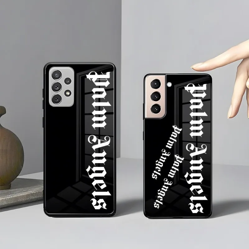 

For Angeles Bear P-Palms Phone Case Samsung S23 S21 S22 Ultra A 42 32 52 51 Note 20 S10 E Plus S20 FE S22 Pro A12 22 Glass Cover