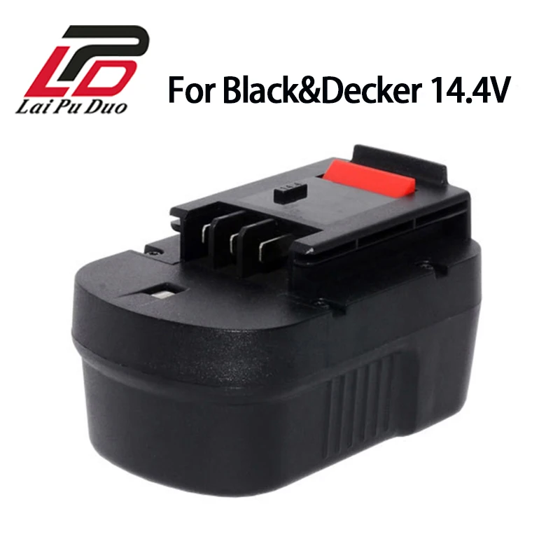 

For Black&Decker 14.4V NI-MH NI-CD 2.0 3.0 3.6Ah Power Tool Battery A144EX A14F A1714 B-8316 BD1444L BPT1048 HPB14 FS140BX FSB14