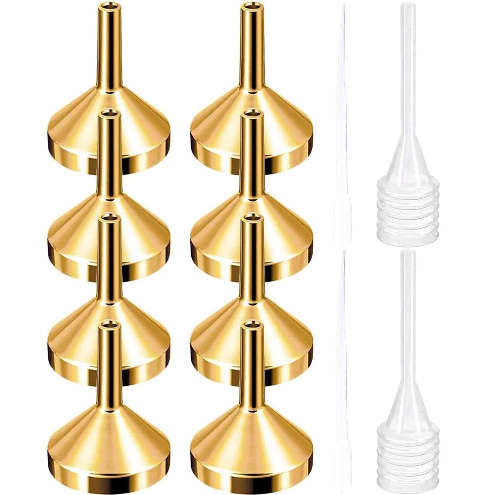

Funnels Funnel Mini Ingredients Stainless Bottles Filling Transferring Samples Lotion Metal Oils Essential Perfume Tiny Kitchen