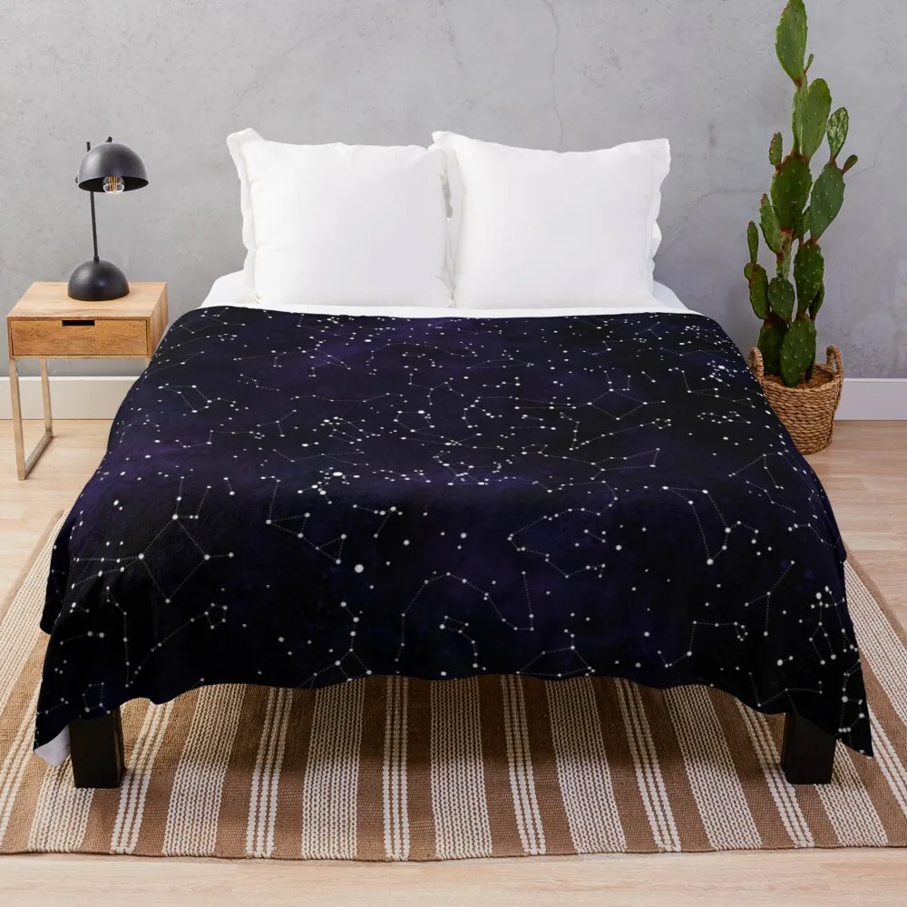 

Northern Hemisphere Constellations Throw Blanket velour throw rug flannels