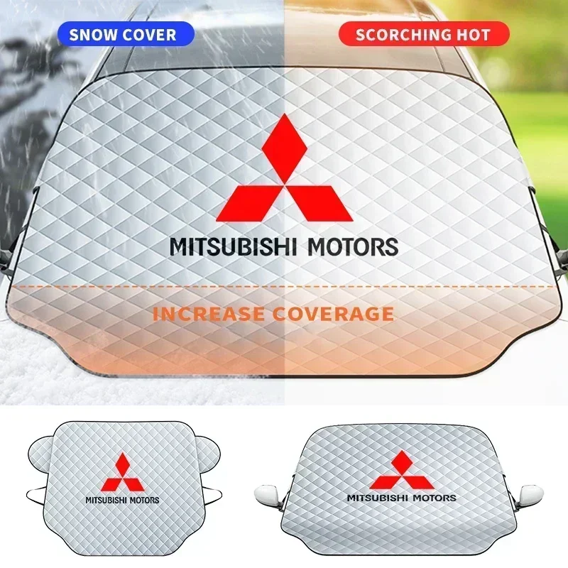 Для Mitsubishi автомобильная защита от снега и льда козырек солнца для лобового