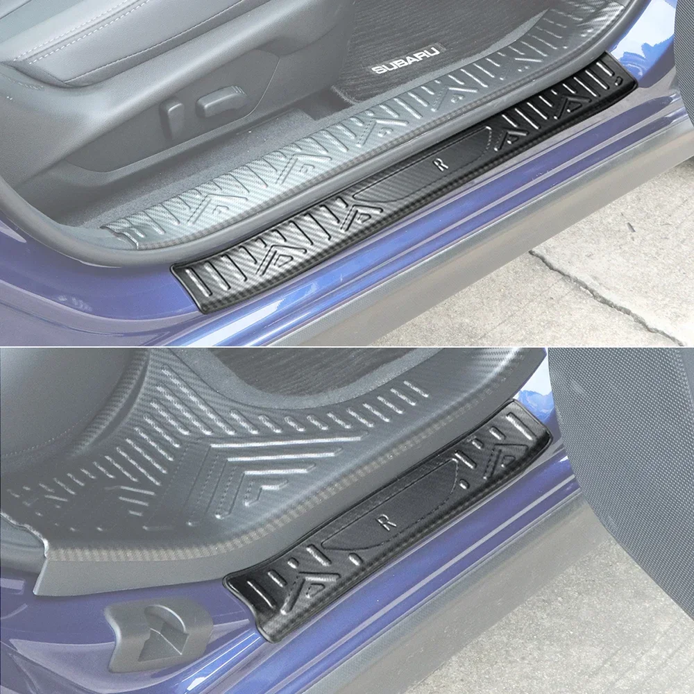 Фото 4 шт., противоскользящие наклейки из углеродного волокна для Subaru Crosstrek 2024 №4
