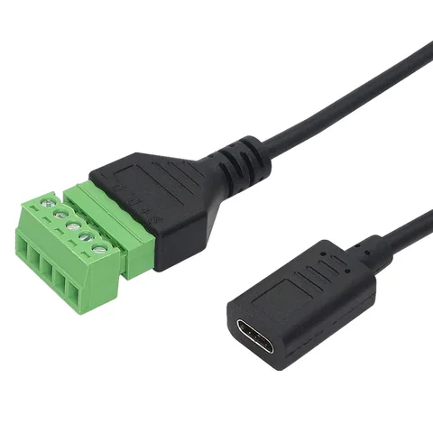 USB 2.0 «мама» B Micro USB mini USB Type-C «папа» на 5-контактный гнездовой разъем с экранным разъемом, кабель-переходник