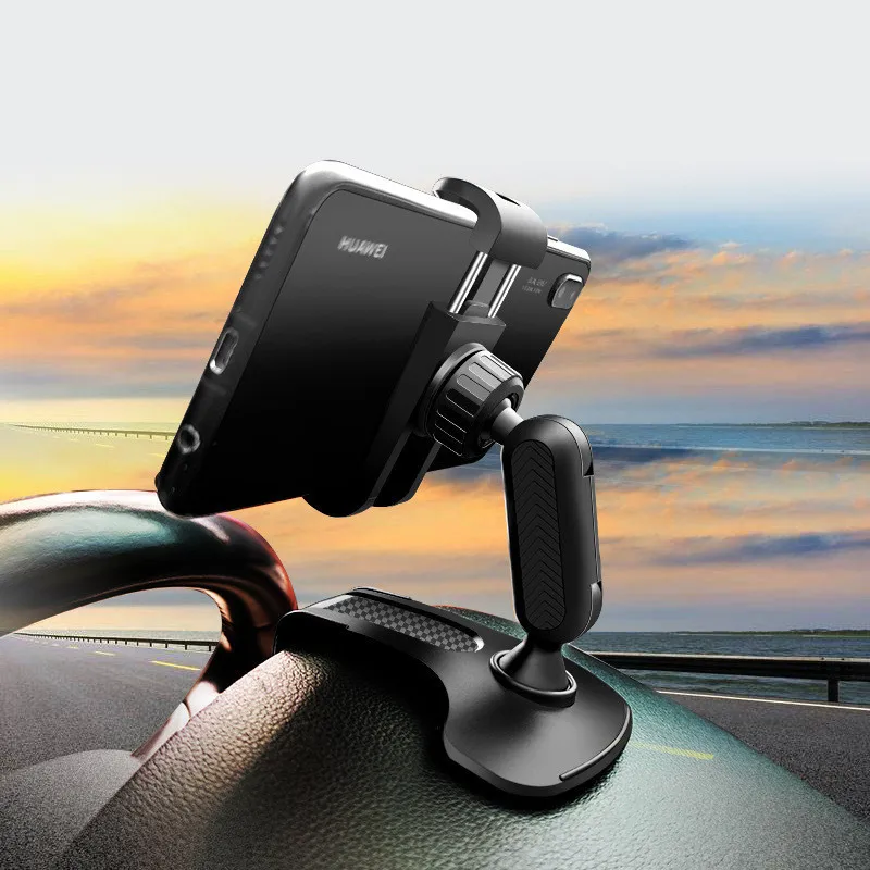 

Car Phone Holder Mobile Phone Support Stand 360-Degree Rotation Phone Bracket Rear View Mirror Mount Auto Interior Accessories
