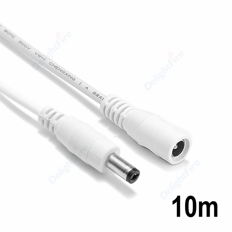 DelightFire удлинительный провод питания постоянного тока DC connector extension cable
