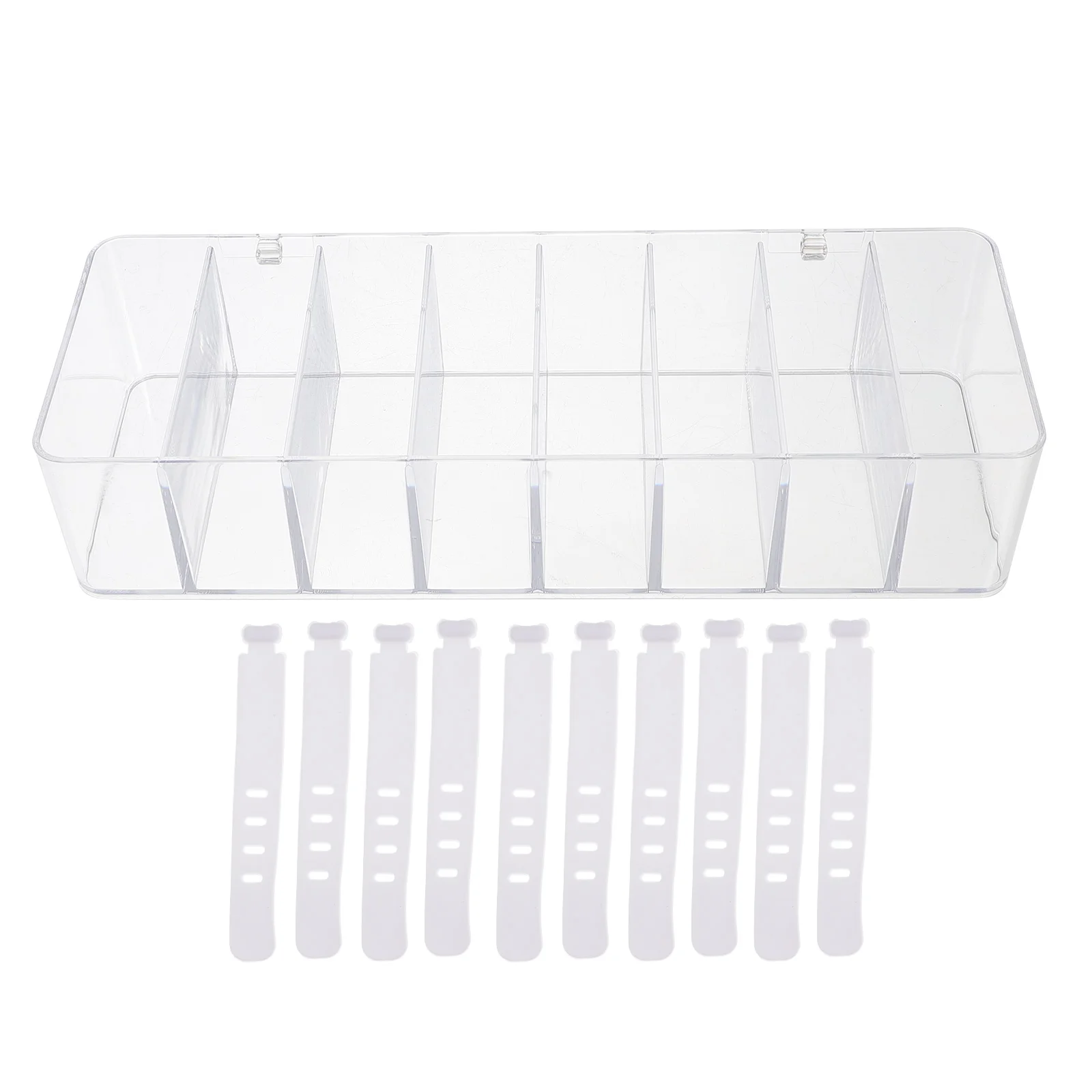 

Box Organizer Cord Cable Power Storage Management Clear Electronics Hider Wire Tiesstrip Supplies Charging Cases Keeper