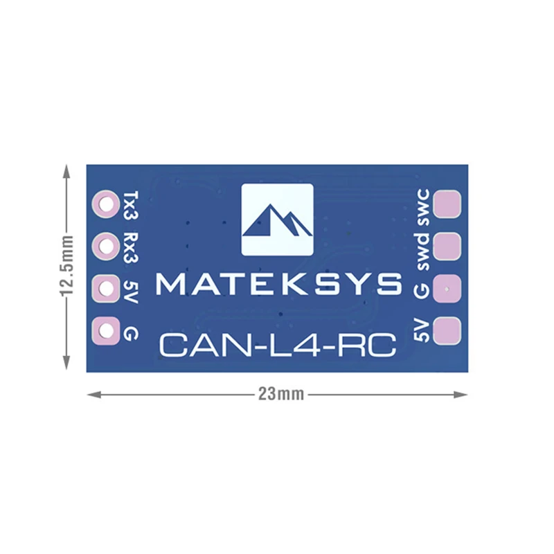 

MATEKSYS CAN-L4-RC AP_PERIPH CAN RC INPUT ADAPTER Turn Serial Receiver Into CAN Receiver