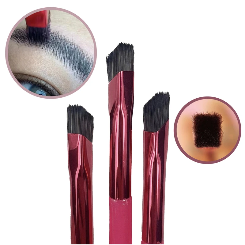 

New 1pc Wild Eyebrow Brush Multifunction Simulated Eyebrow Hair Makeup Brush Contour Eyeshadow Concealer Square Make Up Brushes