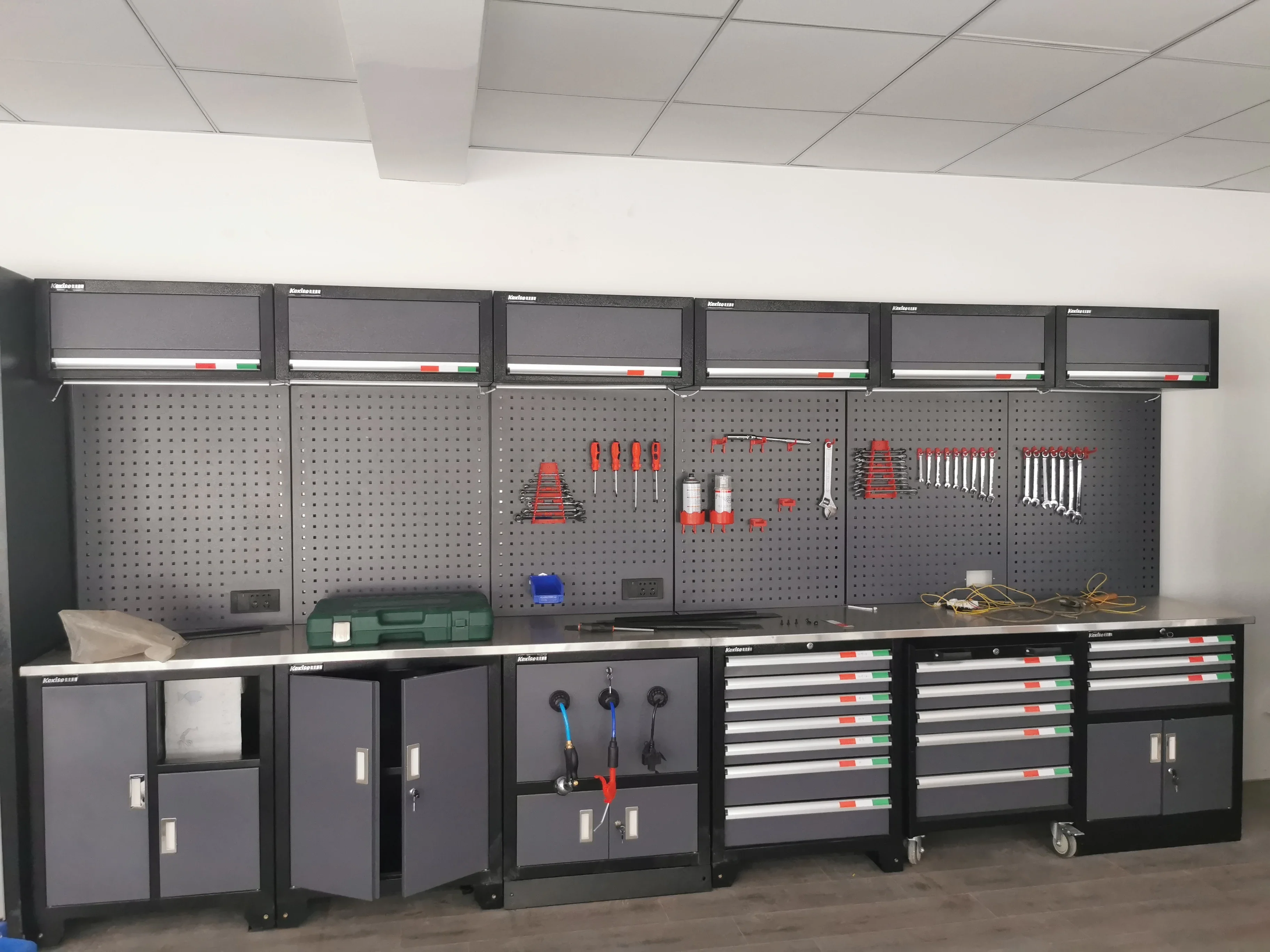 Металлический ящик для инструментов HYstrong тележка шкафы вращающийся с колесами