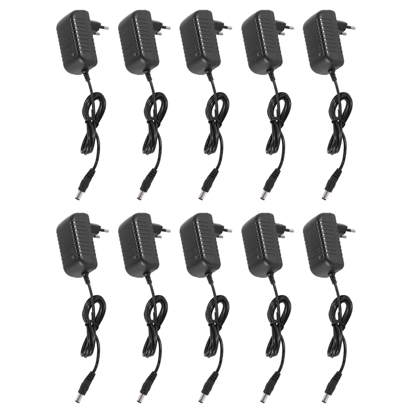 

10X AC 100-240V A DC 9V 2A Adapter Converter Power Supply Charger (EU Plug)