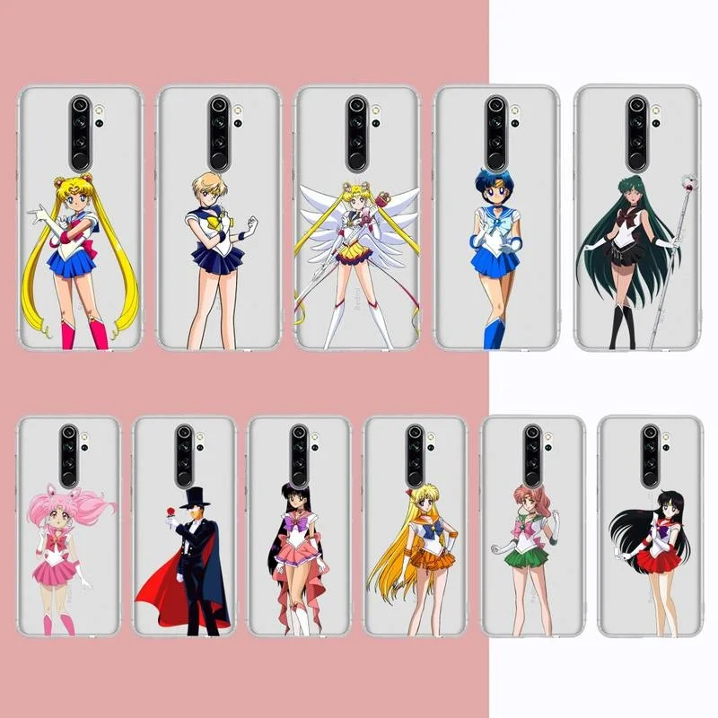 Чехол для телефона с дизайном &quotСейлор Мун&quot подходит прозрачных планшетов Samsung