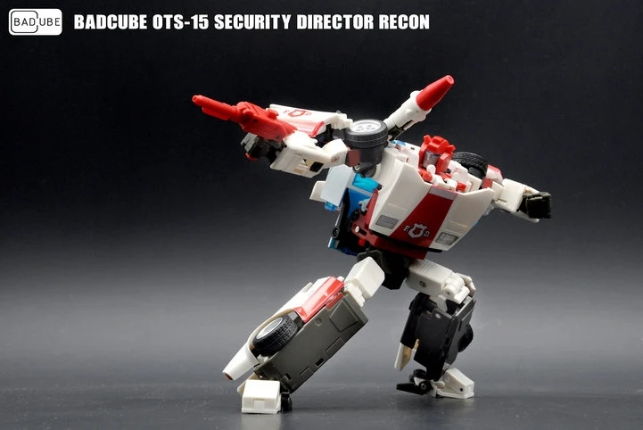 

New BadCube Toy Transforming Toys BC OTS-15 Security Director Recon RedAlert In Stock