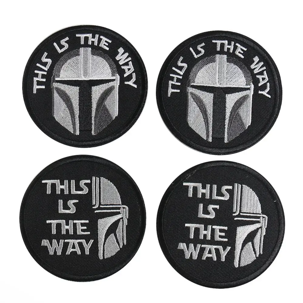 

This Is The Way Embroidery Patch Military Sparta Sticker Decal Helmet Tactical Decorative Patches Applique Embellishment