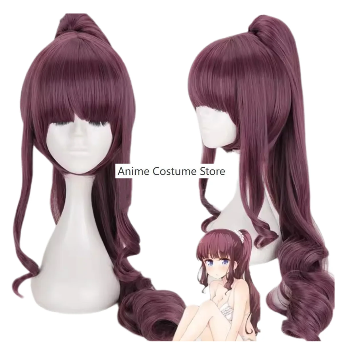 Аниме новая игра! Takimoto Hifumi косплей костюм парик японская школьная форма JK юбка