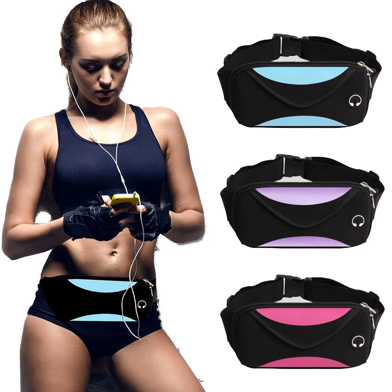 

7inch Sport Runnning Waist Bag,Waterproof Outdoor Sport Jogging Belt Hip Bag,Gym Fitness Running Belt Bag for Men Women