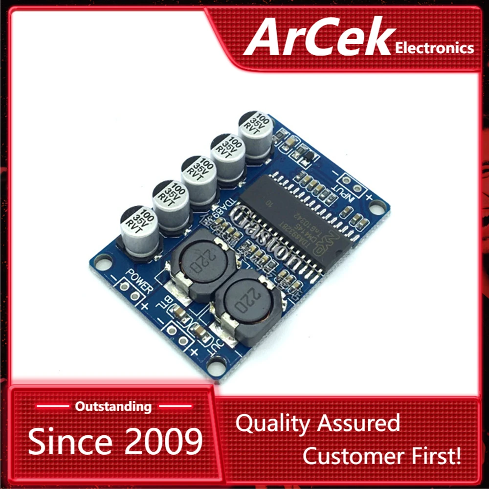 

Digital power amplifier board module 35w mono amplifier module High-power TDA8932 low power consumption
