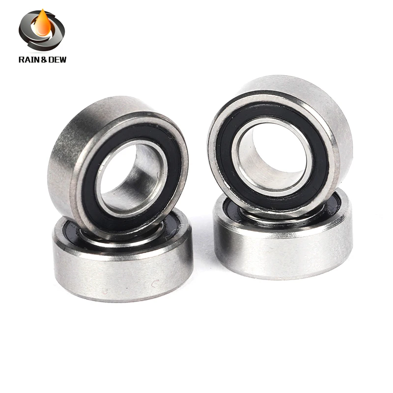 

1Pcs SR188 2RS CB ABEC7 6.35X12.7X4.762 Stainless steel hybrid ceramic ball bearing R188 Without Grease Fast Turning