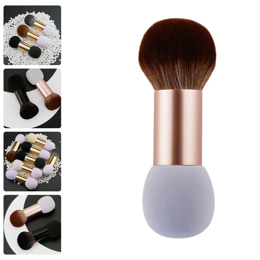 

Brush Makeup Powder Beauty Tool Headedmulti Dual Functional Blush Double Blending Foundation Portable Face Spongecheek Fluffy