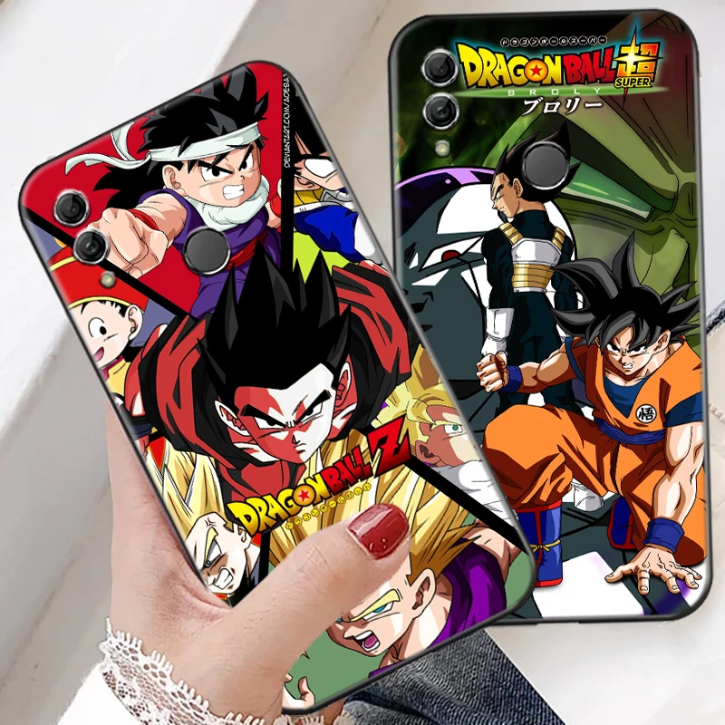 

Dragon Ball Anime Phone Case For Huawei Honor 30S 30 Lite Pro 20 V20 20i 20 Lite 10 V10 10i 10 Lite Liquid Silicon Black