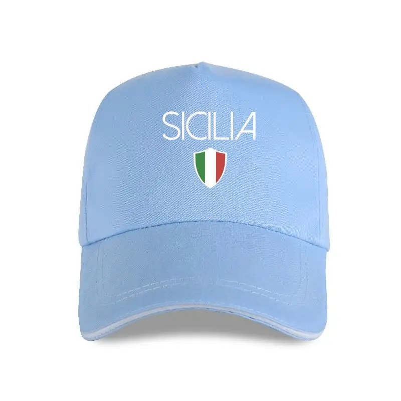 

Новая Кепка, мужская, Сицилия, итальянский флаг, Сицилия, Италия, бейсболка, персонализированная модная мужская Кепка для фитнеса 2021