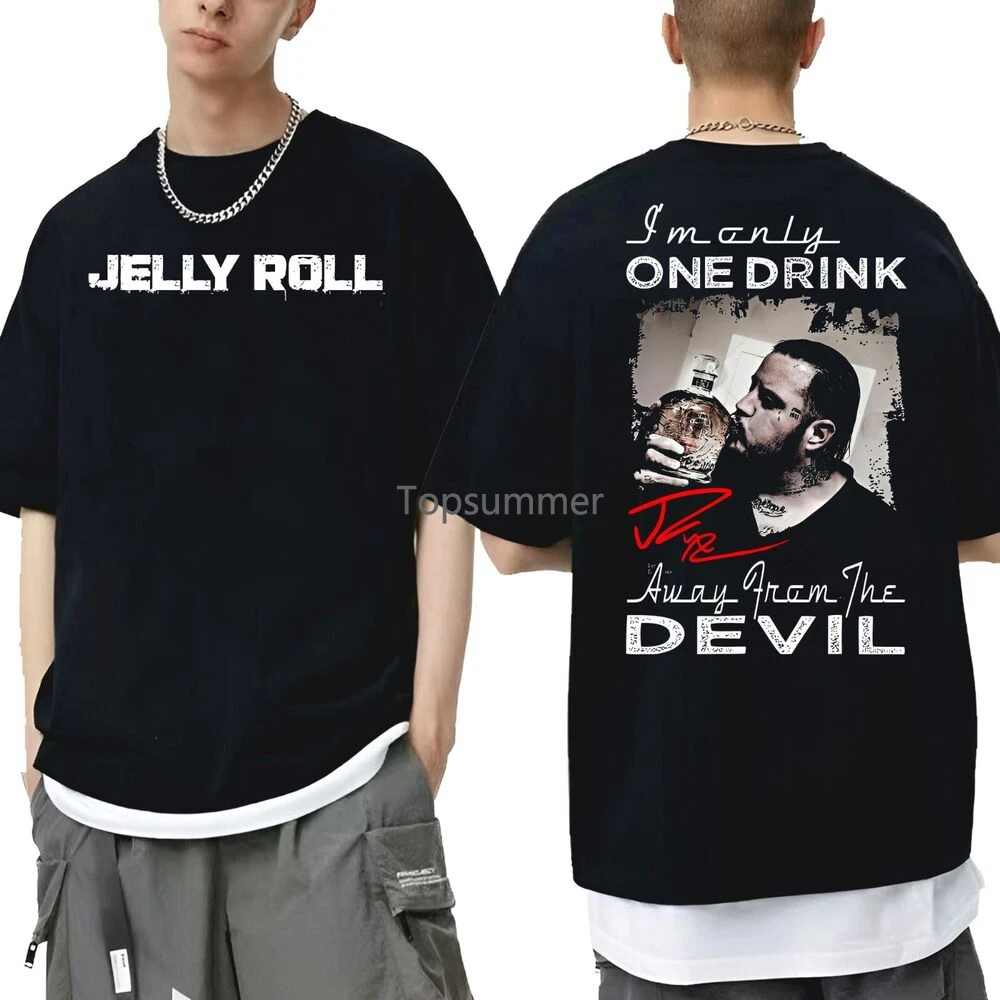 

Hot Jelly Roll Tour Shirt New Rare Black S-4Xl Shirt H1567-1