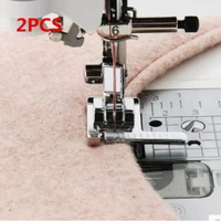 2022 multifunction household sewing machine presser foot tape measure with a ruler stitch guide sewing foot snap on metal aa701