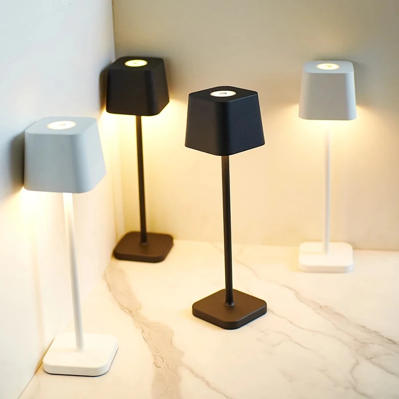 

Home Decor Lamparas Modernas Touch Sensor Light Table lamp IP54 Waterproof Aluminum Alloy Rechargeable Ofelia Pro Table Lamps
