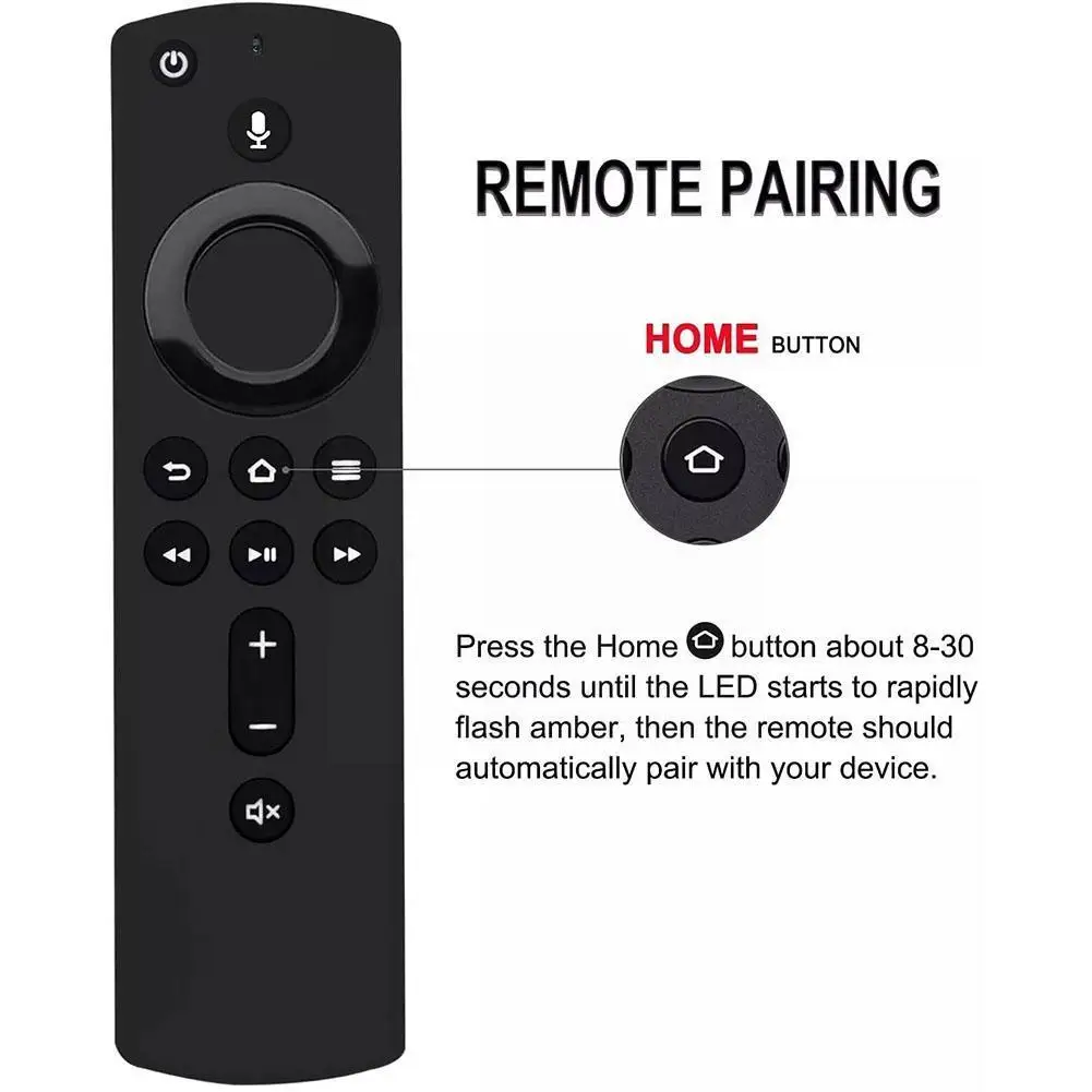 

L5B83H сменный голосовой пульт дистанционного управления для Amazon Fire TV Stick 2-го поколения Fire TV Cube 2-го поколения Fire TV Stick Lite 4K H7L3