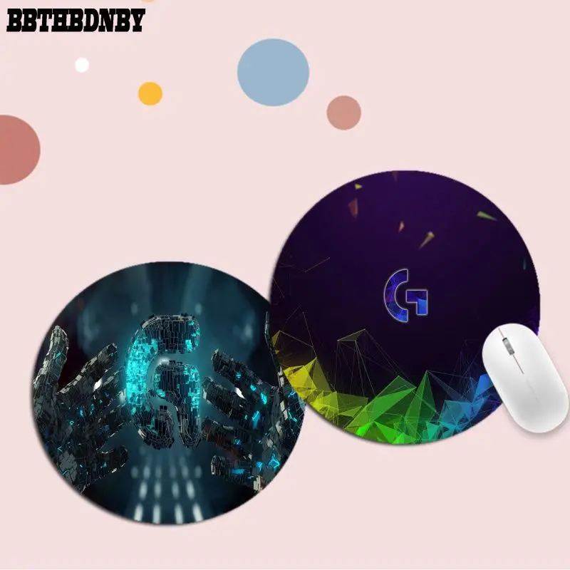 

Logitech G logo Non-slip Round Speed Version Game Computer Keyboard Office Table Mat PC Laptop Mouse mat Office Desk Accessories