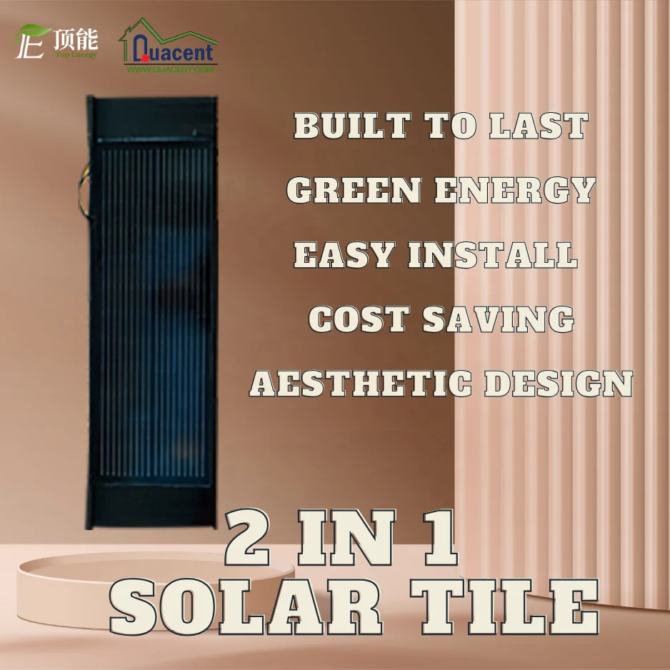 Фото Далянь Top Energy BIPV Система Солнечные крыши Строительные материалы Экологичные солнечные черепицы Панели Фотоэлектрические фотоэлектрические фотоэлектрические №2