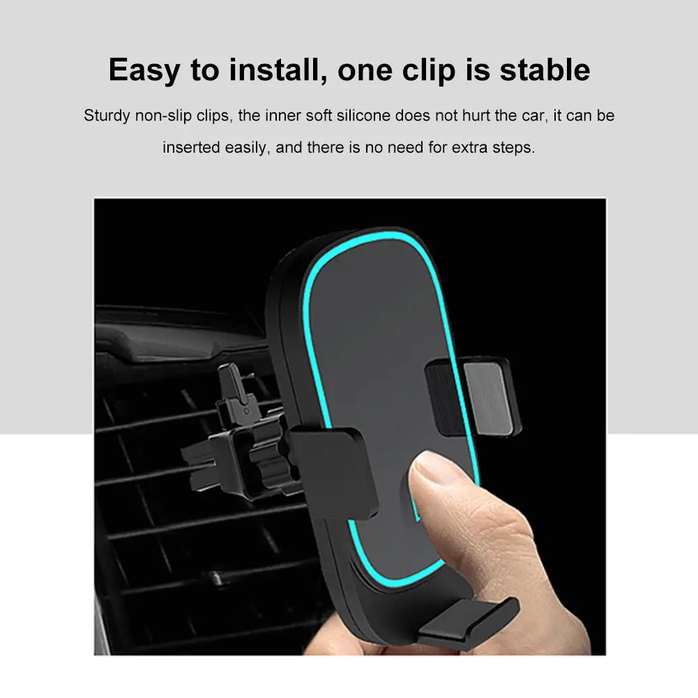 wireless charger Automatic Car phone Holder For iphone13 Pro Max Xiaomi Redmi Samsung Infrared induction Wireless Charger Holder enlarge