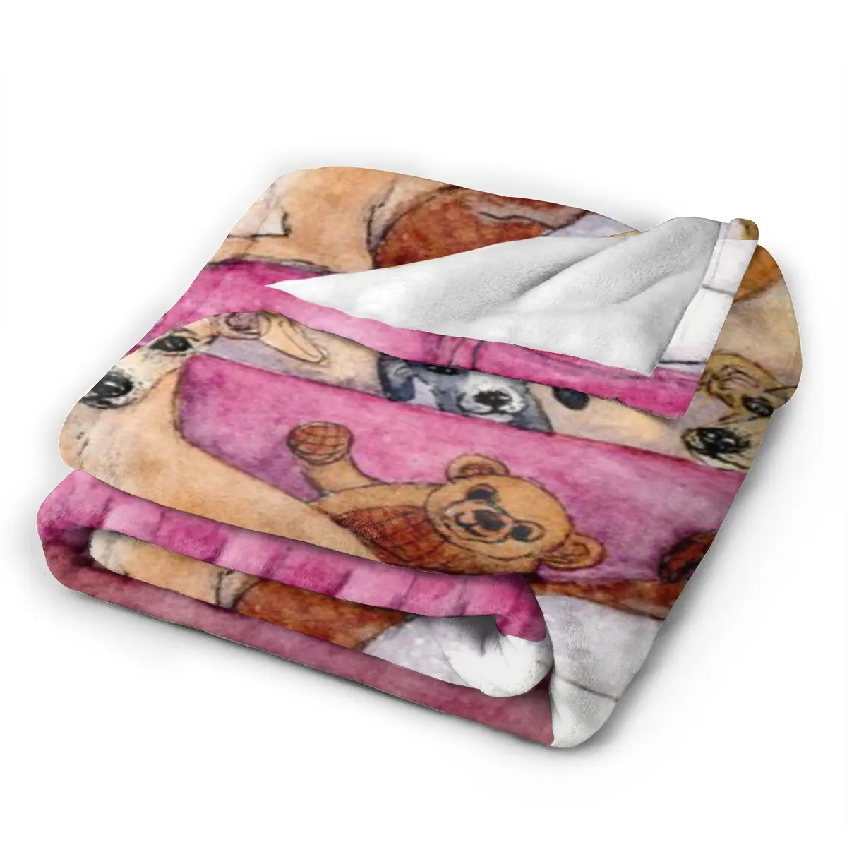 Greyhound And Whippet Dogs Claim Диван в собственном виде ультрамягкого микрофлисового одеяла