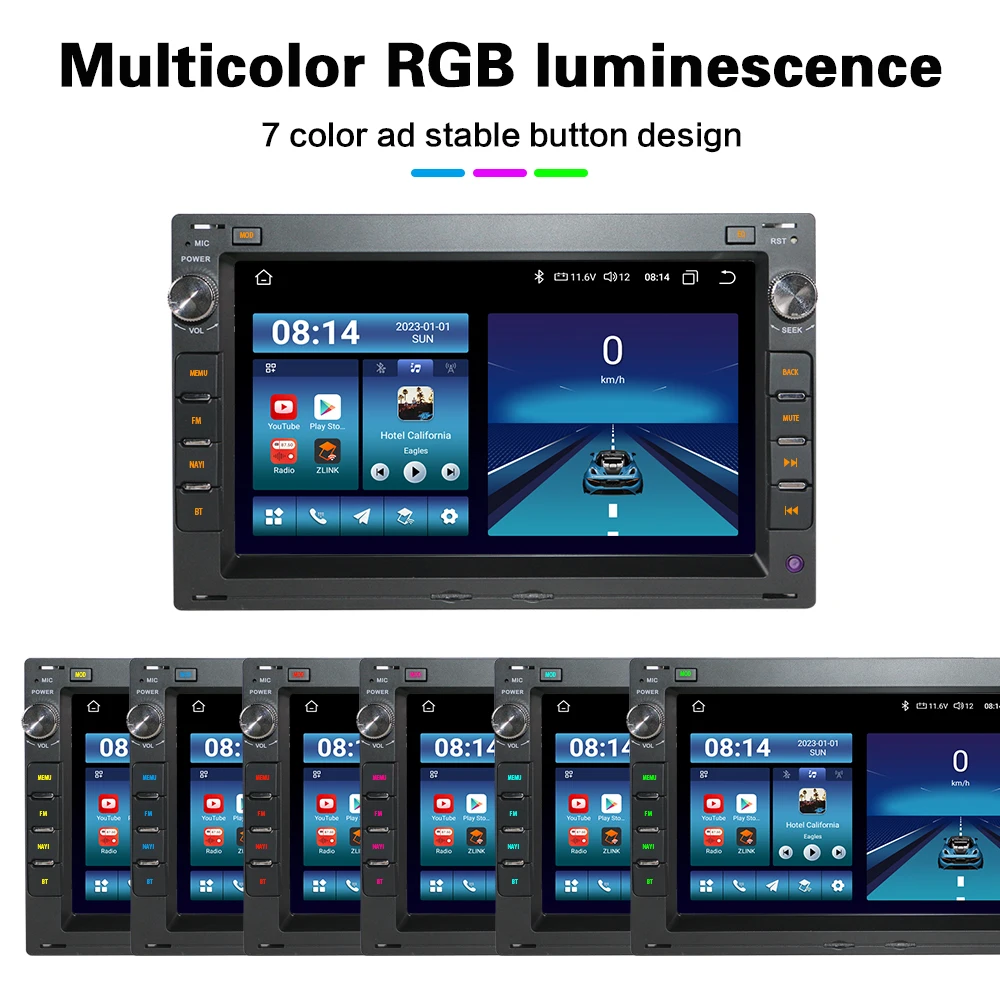 Автомобильный Мультимедийный Плеер Android 13 Для Volkswagen Vw Passat B6 B7 Cc Tiguan Touran Golf Polo
