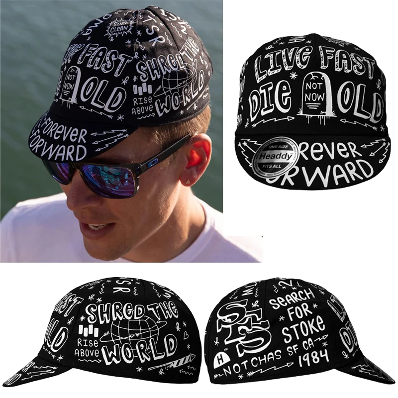 Головные уборы велосипедные шапки черные головные велосипедная шапка один