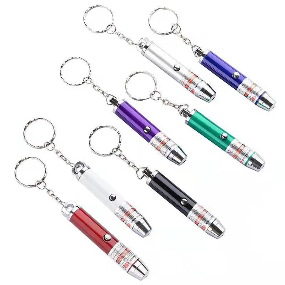

12 Patterns Pet Toy Red Cat Dog Fun Light Laser Pen Chase Training LED Pointer Torch Accessories Key Chain Classic Game